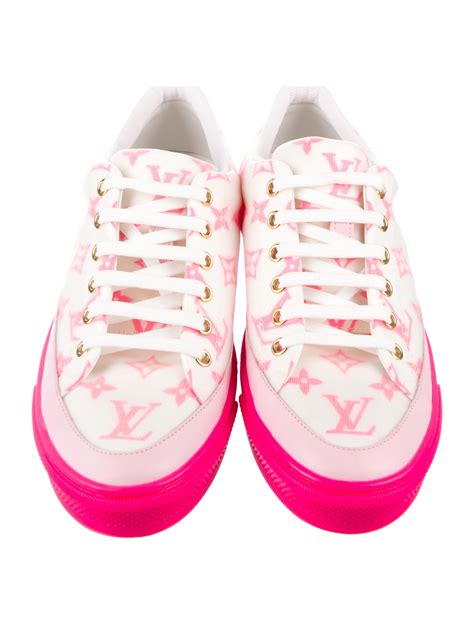 louis vuitton pink monogram sneakers|louis vuitton lv sneakers.